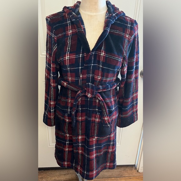 Cherokee big boys size 12-14 hooded fleece bathrobe - Picture 1 of 4